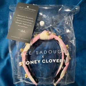 lele sadoughi STONEY CLOVER LANE headband